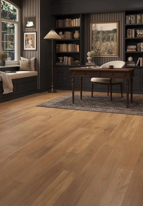 Mannington - Adura Apex - Lineage 7 in. x 60 in. WPC Luxury Vinyl - Hearthside Room Scene