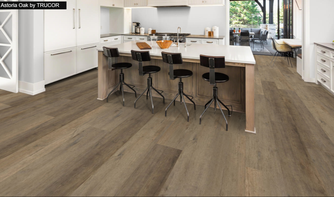 TRUCOR by Dixie Home - Prime Pinnacle - Astoria Oak floor installation