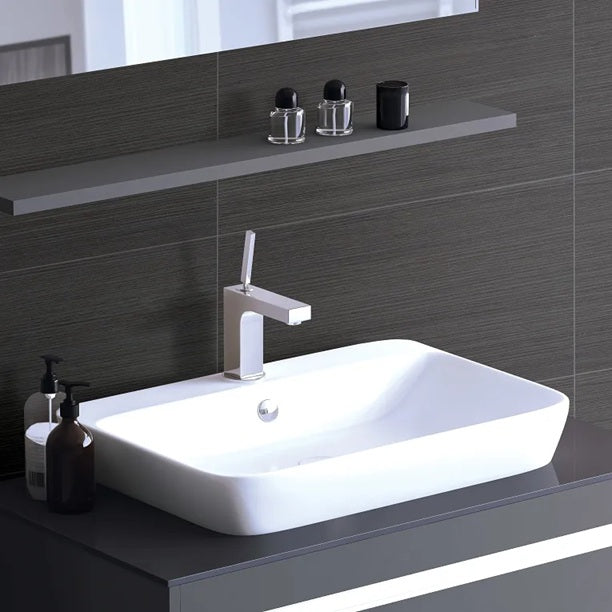 Arizona Tile - Shen Series - 12" x 24" Wood Look Porcelain Tile - Balance Grey wall installation