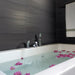 Arizona Tile - Shen Series - 12" x 24" Wood Look Porcelain Tile - Balance Grey wall installation