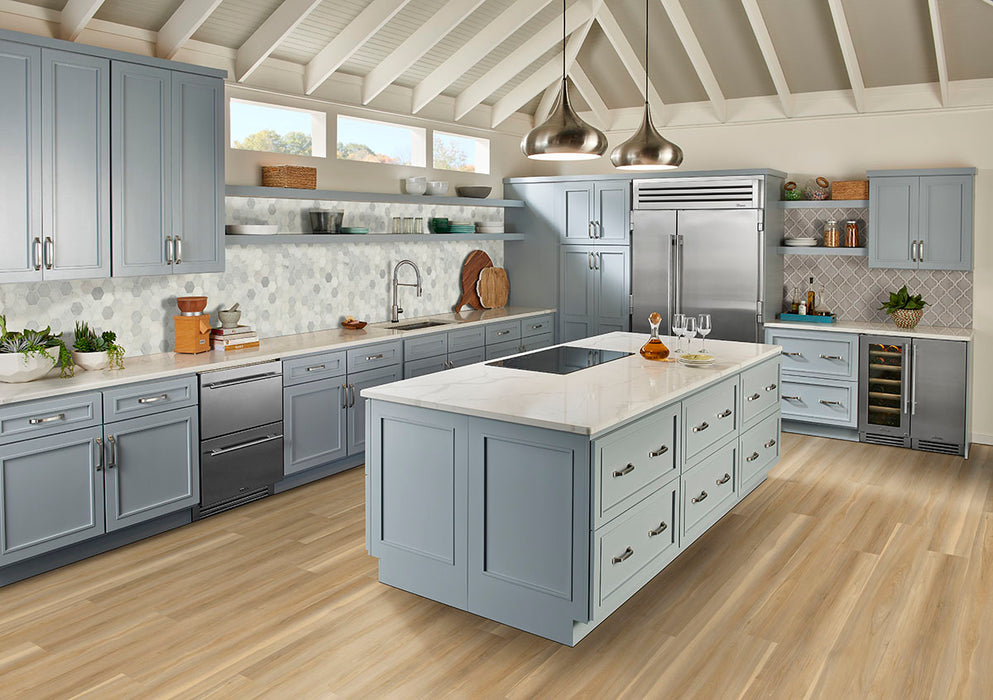 MSI - Nove Plus Luxury Vinyl Plank - Bayhill Blonde floor installation