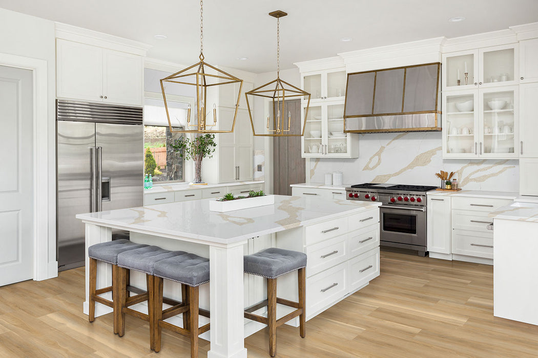 MSI - Nove Plus Luxury Vinyl Plank - Bayhill Blonde floor installation