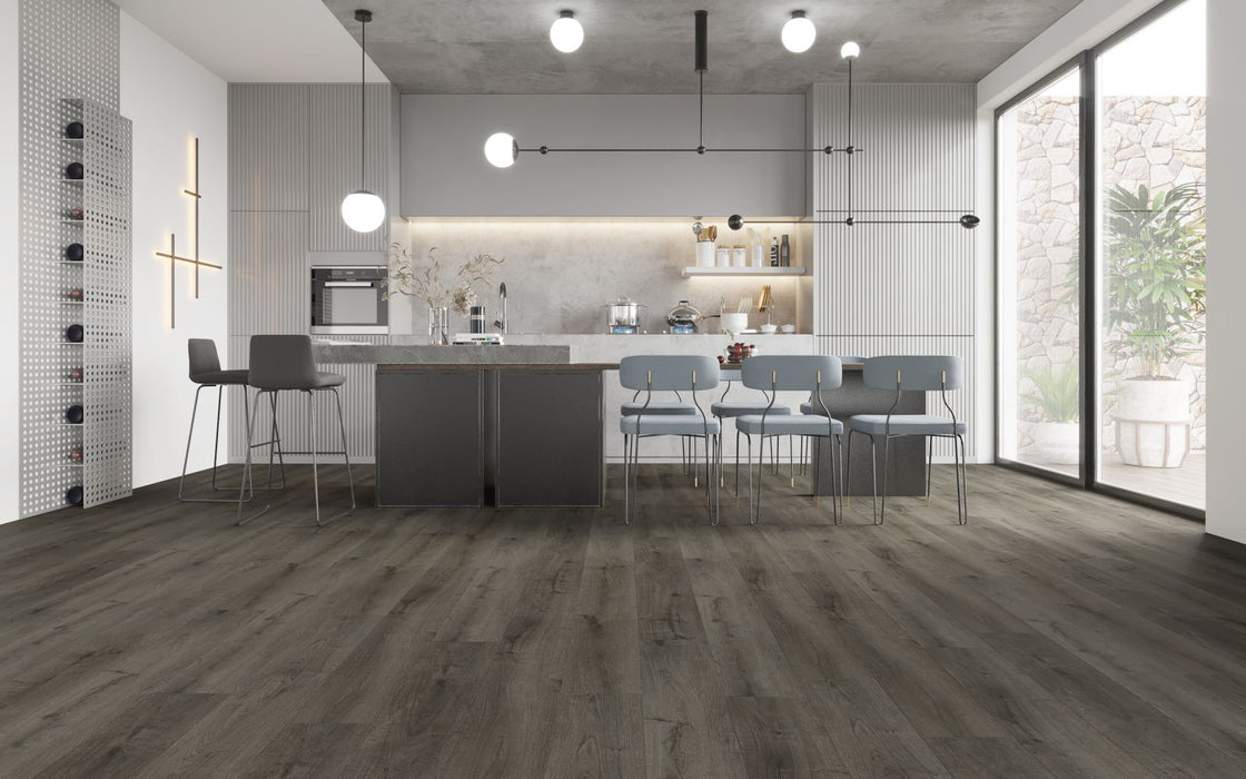 Lions Floor - Bambino 7" x 48" SPC - Damier Room Scene