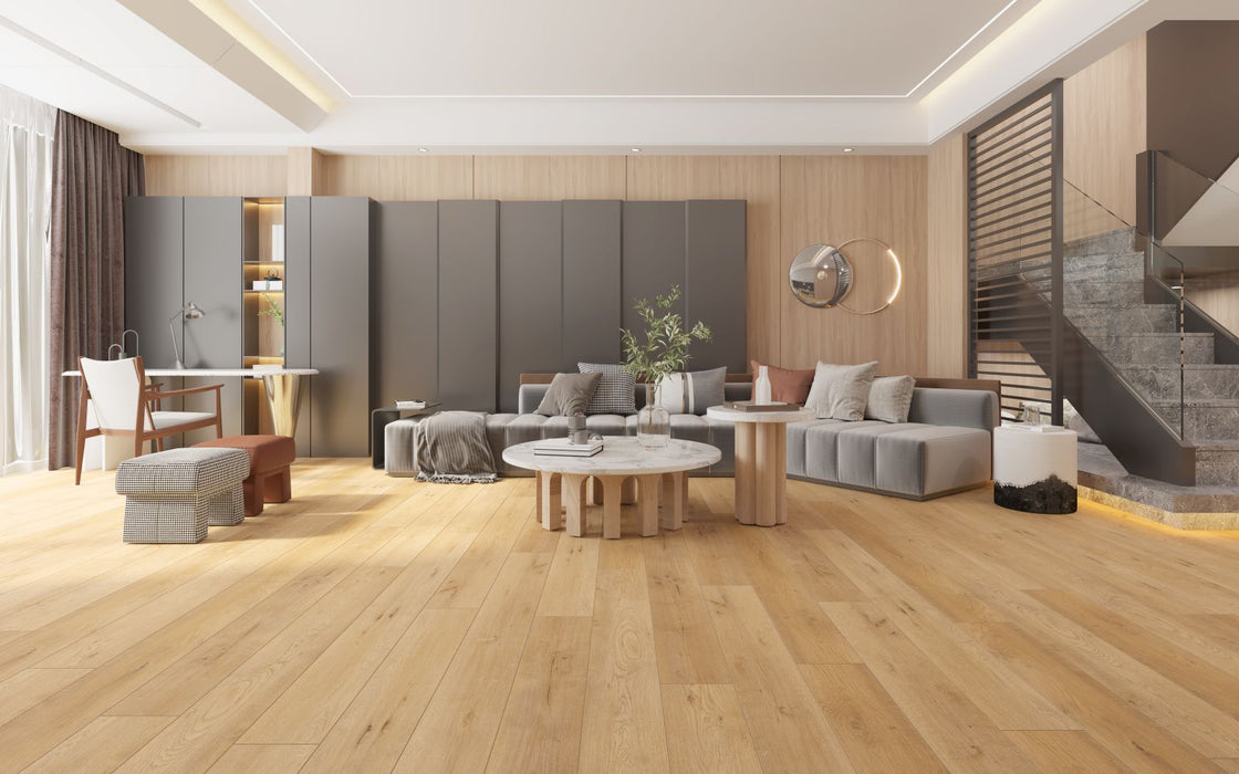 Lions Floor - Bambino 7" x 48" SPC - Naples Parfum Installed