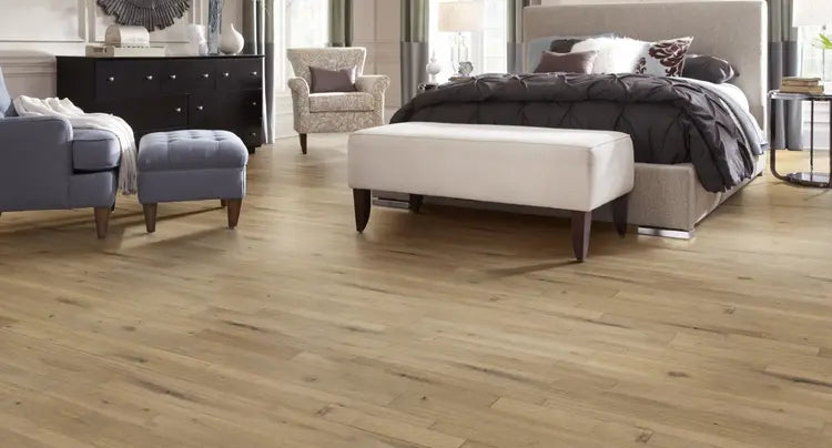 Mannington - Bengal Bay Collection - Random Widths Engineered Hardwood - Sand Room 2