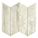 Arizona Tile - Invictus Vein Cut Chevron Polished Porcelain Mosaic - Beige