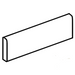 Tesoro - Fusion Fabric Series 3" x 24" Matte Porcelain Bullnose Tile Trim - Greige