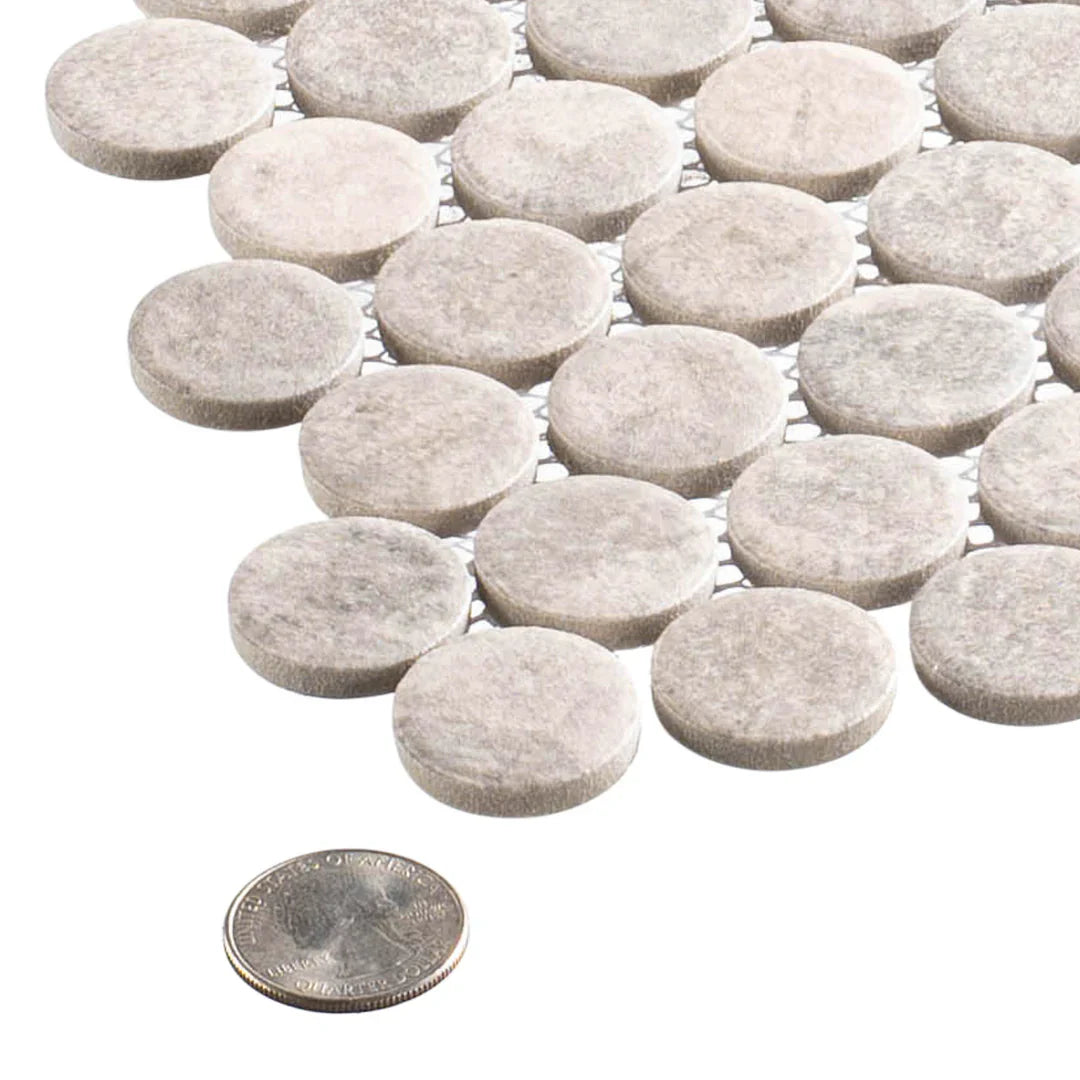 Bellagio - Belworth Collection Porcelain Penny Round Mosaic - Elfan