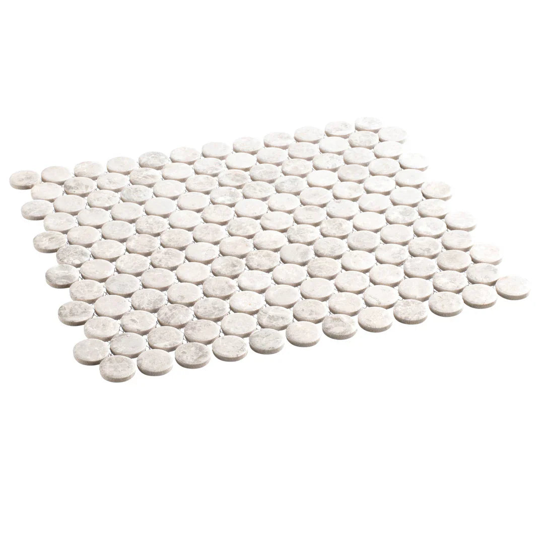 Bellagio - Belworth Collection Porcelain Penny Round Mosaic - Kalum