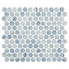 See Bellagio - Belworth Collection Porcelain Penny Round Mosaic - Celian