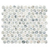 See Bellagio - Belworth Collection Porcelain Penny Round Mosaic - Janesse