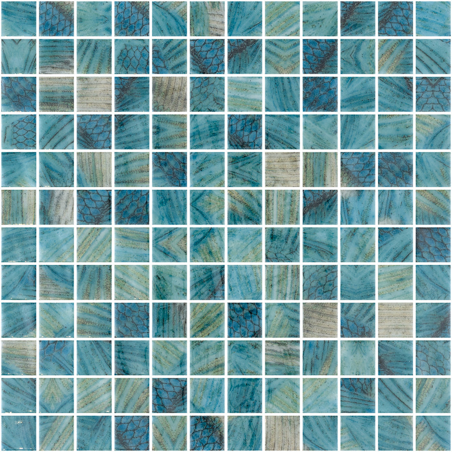 Emser Tile - Waterlace - Glass Mosaic - Mana