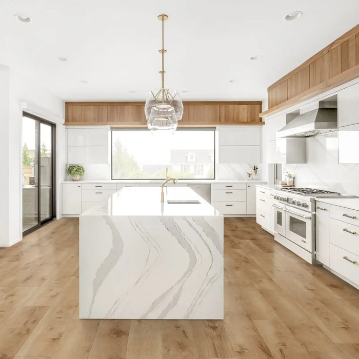 CALI Floors - Longboard Icons Collection - 9 in. x 72 in. WPC Flooring - Fair Northshore Room Scene