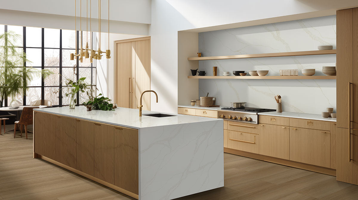 MSI - Laurel Reserve Luxury Vinyl Plank - Cabana Kitchen Install 2