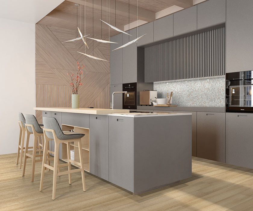 MSI - Laurel Reserve Luxury Vinyl Plank - Cabana Kitchen Install