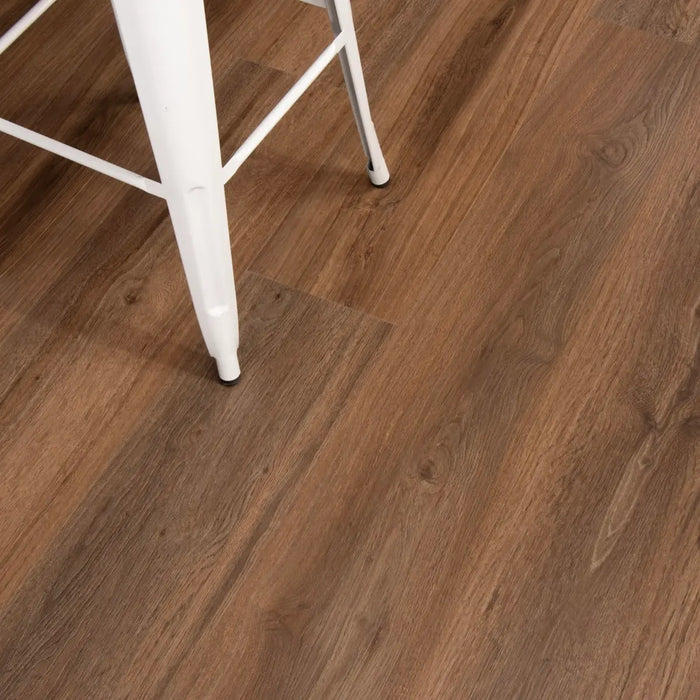 CALI Floors - Longboard Icons Collection - 9 in. x 72 in. WPC Flooring - Hang Ten Honey Installed