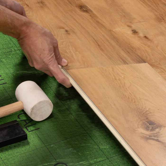 CALI Floors - Longboard Icons Collection - 9 in. x 72 in. WPC Flooring - Knotted Nook Install