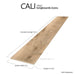 CALI Floors - Longboard Icons Collection - 9 in. x 72 in. WPC Flooring - Soft Seaboard Plank View