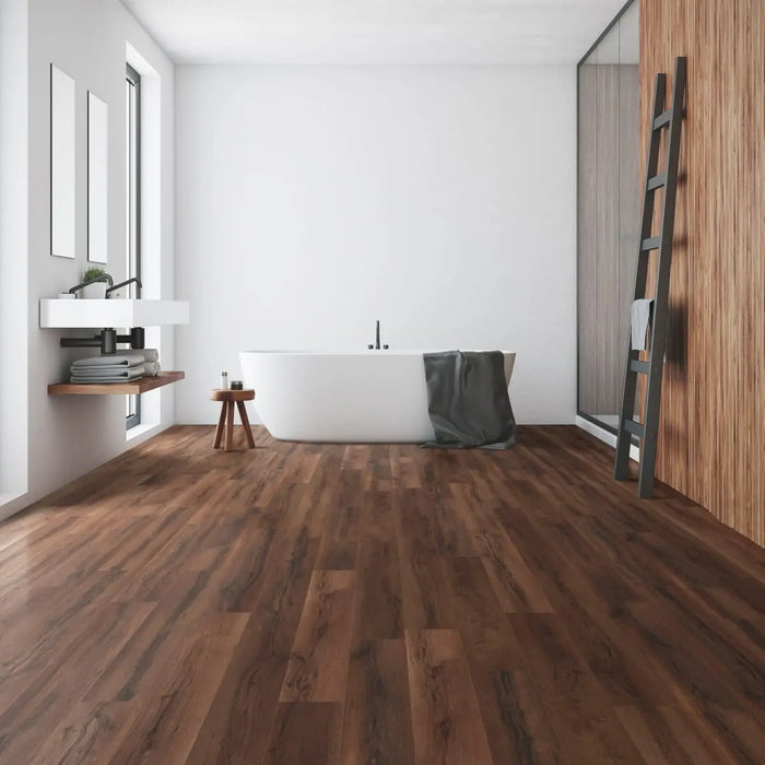 CALI Floors - Longboards® Collection - 9 in. x 70 in. SPC Flooring - Island Maple Room Scene 2