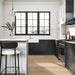 CALI Floors - Mavericks Collection - 9.5 in. x 86.5 in. Laminate Flooring - Harbor Honey Room Scene