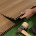 CALI Floors - Mavericks Collection - 9.5 in. x 86.5 in. Laminate Flooring - Mocha Del Mar Install View