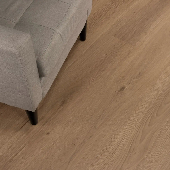 CALI Floors - Mavericks Collection - 9.5 in. x 86.5 in. Laminate Flooring - Sandalwood Surge Installed