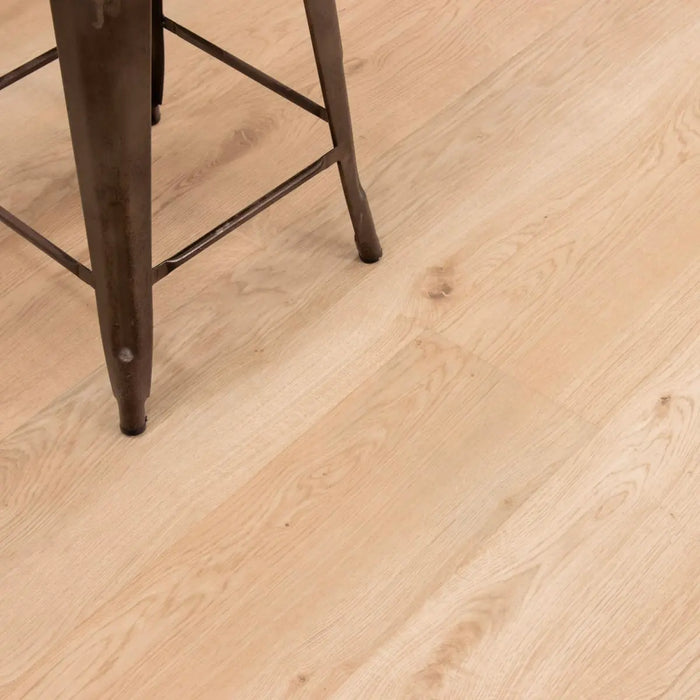 CALI Floors - Mavericks Collection - 9.5 in. x 86.5 in. Laminate Flooring - Santa Cruz Sand Installed
