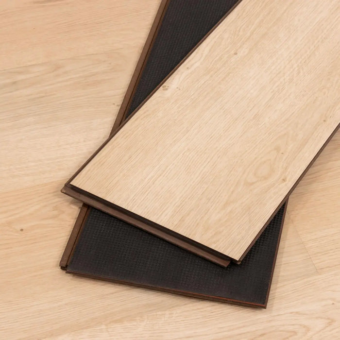 CALI Floors - Mavericks Collection - 9.5 in. x 86.5 in. Laminate Flooring - Santa Cruz Sand