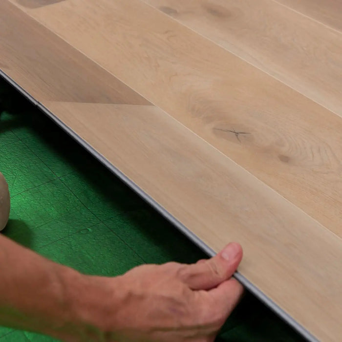 CALI Floors - Windansea Collection - 7.25 in. x 48 in. SPC Flooring - Cantina Oak Install