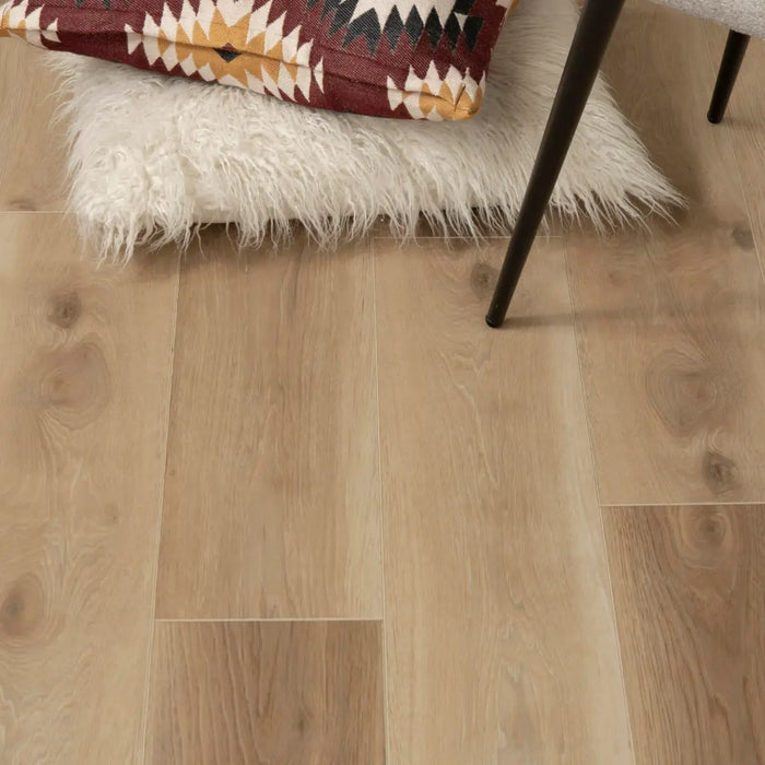 CALI Floors - Windansea Collection - 7.25 in. x 48 in. SPC Flooring - Cantina Oak Installed
