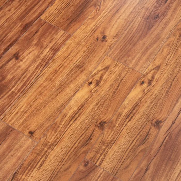 CALI Floors - Windansea Collection - 7.25 in. x 48 in. SPC Flooring - Classic Acacia Close View 2