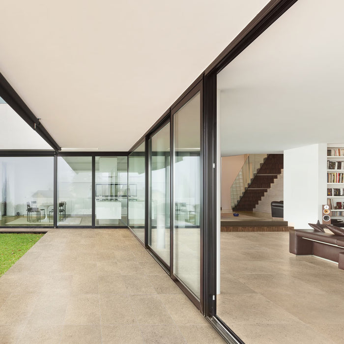 Marazzi - Modern Formation 12 in. x 24 in. Textured Porcelain Tile - Canyon Taupe floor installation