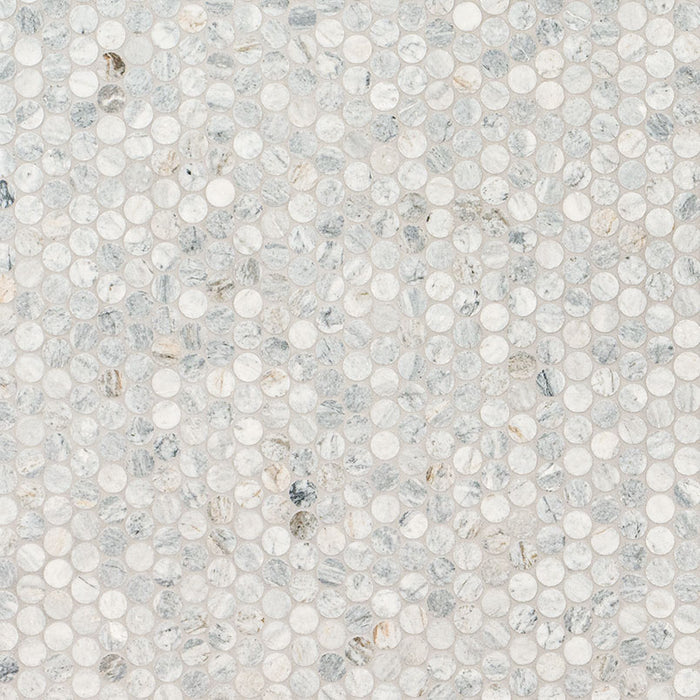 MSI - Capri Blue - Round Honed Mosaic