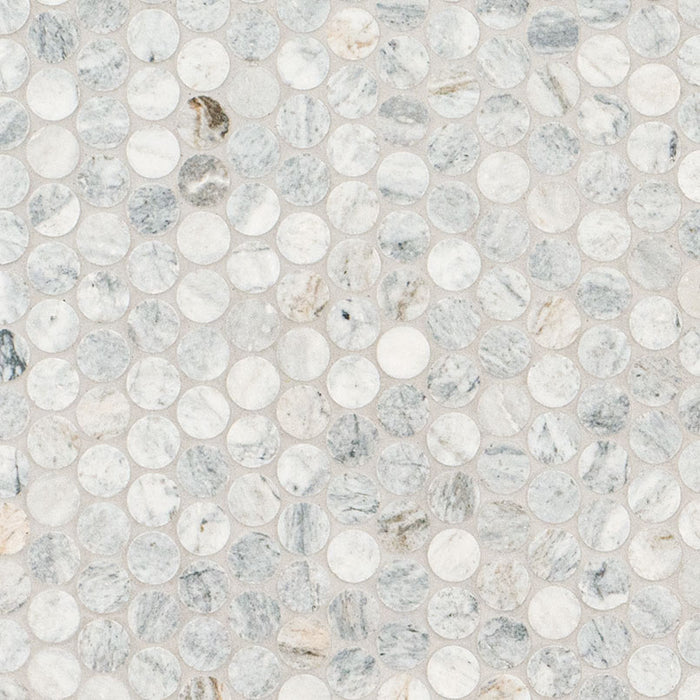 MSI - Capri Blue - Round Honed Mosaic