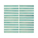 Lungarno - MidMod 1 in. x 6 in. Mosaic - Celeste