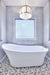 Emser Tile - Cultura 12" x 12" Pebbles Mosaic - Winter Installed