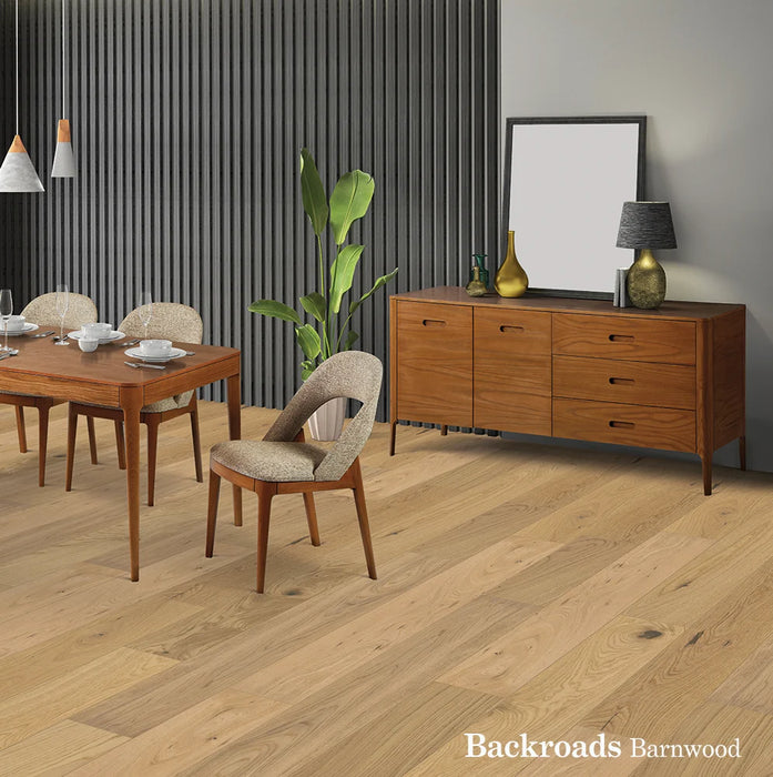 Chesapeake Flooring - Backroads Collection - Engineered Hardwood - Barnwood Room Scene