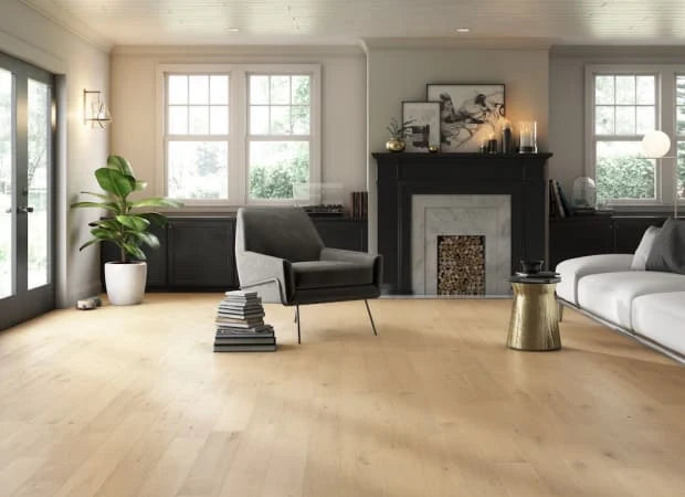 Chesapeake Flooring - Estuary Collection - 6 1/2 in. Engineered Hardwood - Mussel Room Scene
