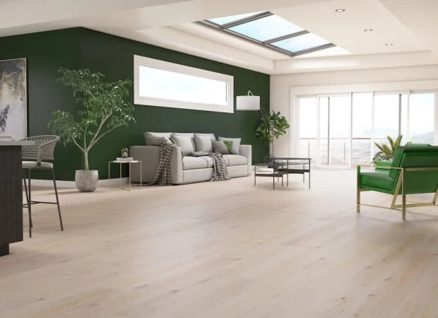 Chesapeake Flooring - Genesis Collection - 8.5 in. Engineered Hardwood - Brasstown Room Scene