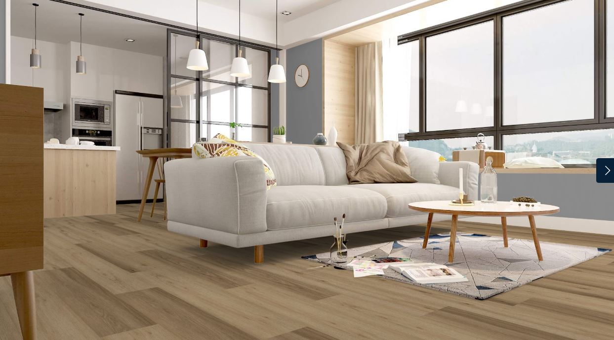 Chesapeake Flooring - Fusion Design XL - Laminate - Havana Tan Room Scene