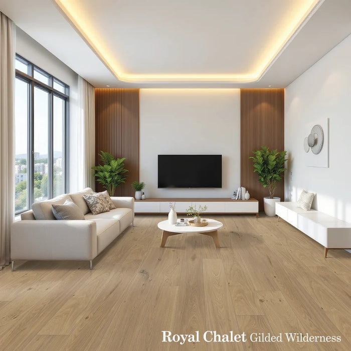 Chesapeake Flooring - Royal Chalet Collection - Engineered Hardwood - Gilded Wilderness Room Scene