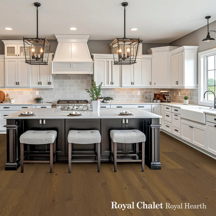 Chesapeake Flooring - Royal Chalet Collection - Engineered Hardwood - Royal Hearth Room Scene