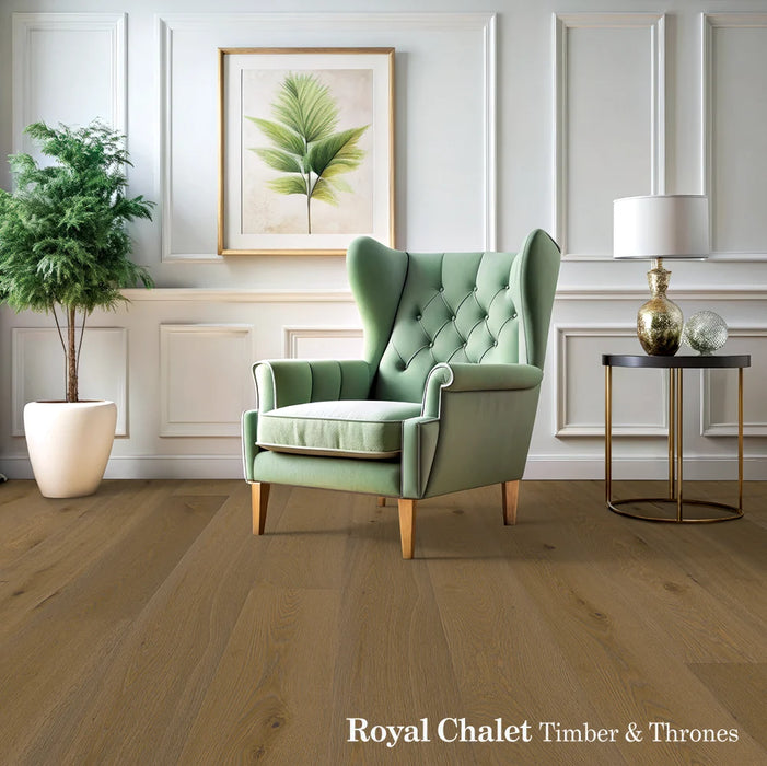 Chesapeake Flooring - Royal Chalet Collection - Engineered Hardwood - Timer & Thrones Room Scene