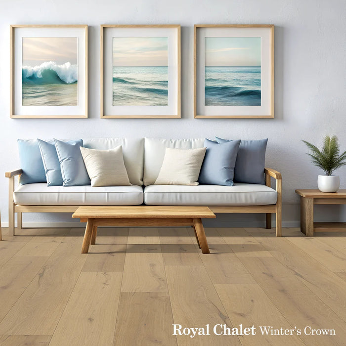 Chesapeake Flooring - Royal Chalet Collection - Engineered Hardwood - Winter's Crown Room Scene