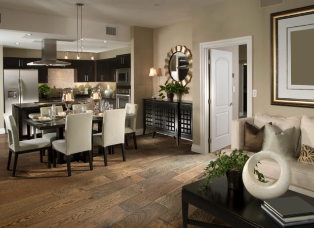 Chesapeake Flooring - Stockbridge Collection - Solid Hardwood - Lodge Room Scene