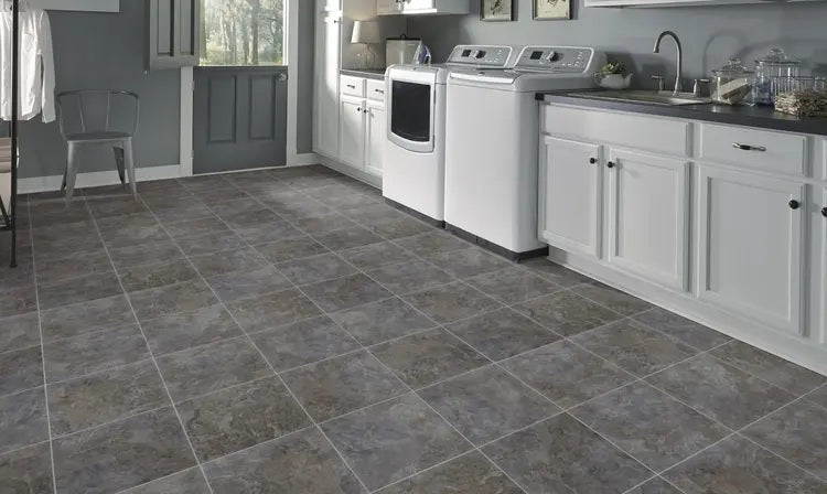 Mannington - ADURA Flex 18" x 18" Rushmore - Cliffside floor installation