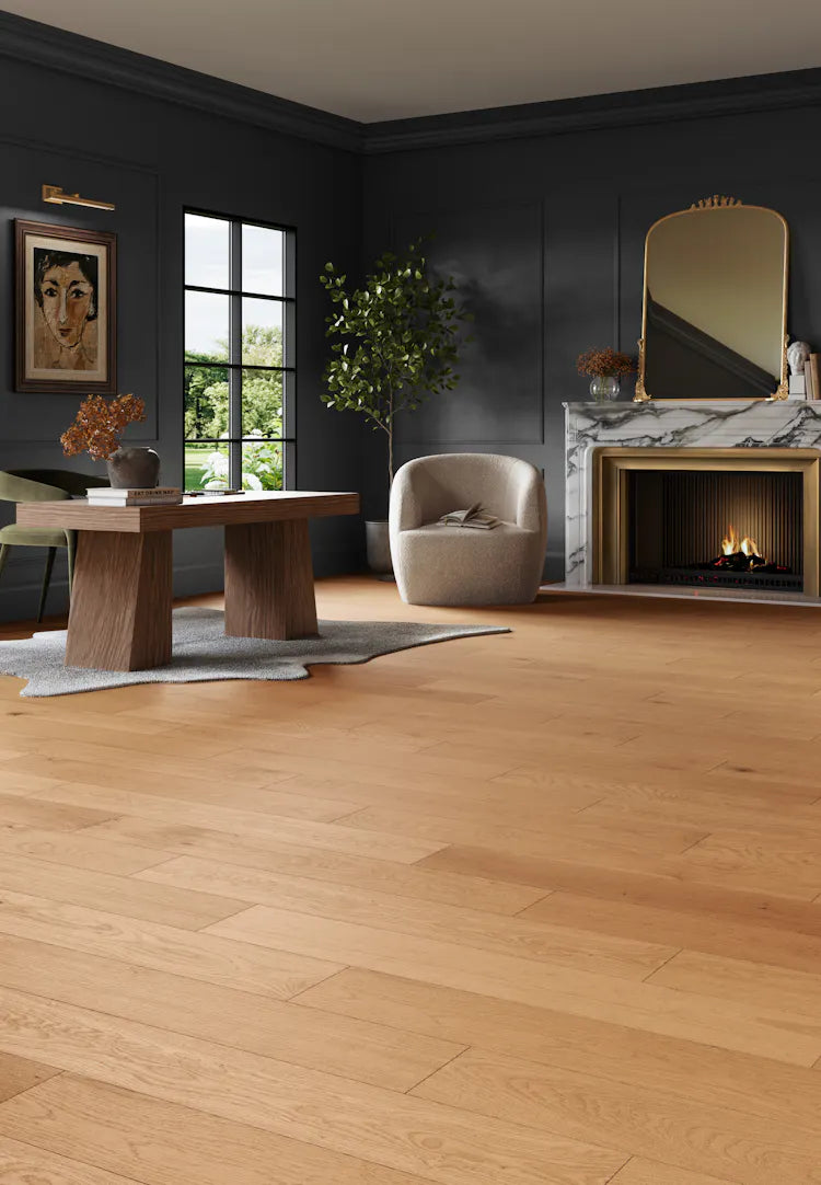 Mannington - Riverwalk Engineered Hardwood - Clay Room Scene