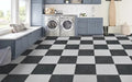 Mannington - ADURA Flex 18" x 18" Villa - Coal floor installation