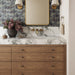 Bedrosians - Lantern - 3" x 8" Porcelain Mosaic - Cobalt wall installation