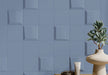 Bellagio - Noelle Collection - 4" x 4" 3D Ceramic Tile - Jayden wall installation